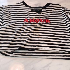 Forever 21 striped amour shirt